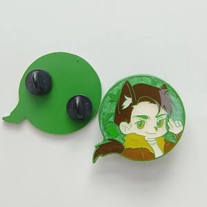 Factory Wholesale Custom Soft Enamel Anime Cartoon Metal Lapel Pin Hard Enamel Badge Cute Custom Enamel Pin