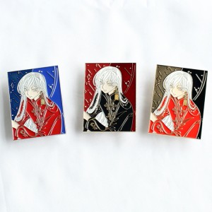 Spersonalizowany projekt logo anime kreskówka metalowa odznaka na klapę pamiątka niestandardowe miękkie twarde emaliowane szpilki na klapę