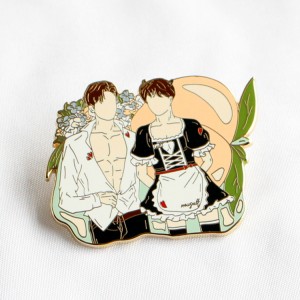 China maker direct sales badges factory make cheap enamel pin price on your own design