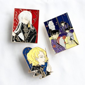 Superior Factory Small Quantity manufacturer maker translucent paint Custom lapel pin soft anime enamel pins metal designer pins