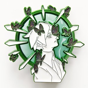 Fa'amanatu Tulaga Maualuluga Fa'ailoga Maa'a Enamel Fa'ailoga Fa'ailoga Isi Fa'alelei Lapel Pins Kalapu Lakapi U'amea mo La'ei Fa'aaufa'auga Fa'aigoa Imemeli.