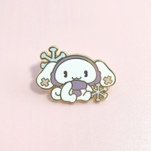 Custom Fashion Metal Badge with Soft and Hard Enamel Design Pin