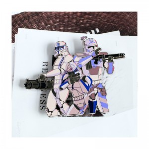 Hurtowy dostawca fabryczny przypinek Metalowa odznaka Broszka Twardy medalik z emalii Przypinka do klapy Miękka twarda niestandardowa przypinka z emalii