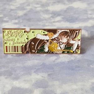 New Fashion OEM Manufacturer Custom Metal Cute Cartoon Anime Soft Enamel Pin Badge Lapel Pin