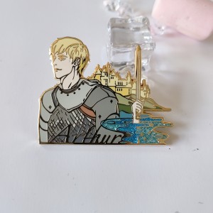 New Fashion OEM Manufacturer Custom Metal Cute Cartoon Anime Soft Enamel Pin Badge Lapel Pin