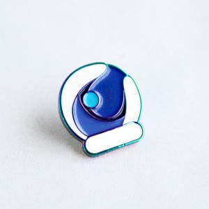 Factory Wholesale Custom High Quality Enamel Metal Anime Girl Badge Decorative Brooches Lapel Pin