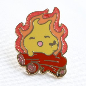 China manufacturer hard enamel pin Cartoon girl pin up with three variants laser text or logo on the back side