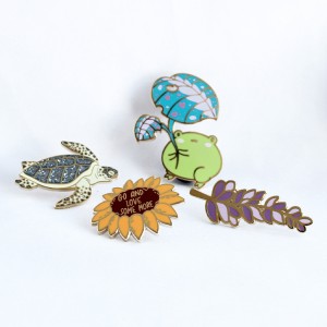 Lapel pins hard enamel custom metal pins manufacturer wholesale enamel pins