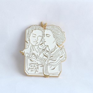 Bejgħ bl-ingrossa promozzjonali tal-metall Inġenji Gifts Custom Enamel Metal Lapel Pin