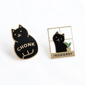 Bejgħ bl-ingrossa promozzjonali tal-metall Inġenji Gifts Custom Enamel Metal Lapel Pin