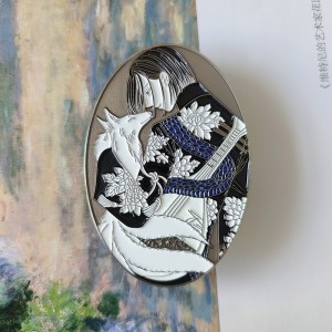 Wholesale Custom Personalized Masonic Metal Logo Cloisonne Hard Enamel Magnet Lapel Pin