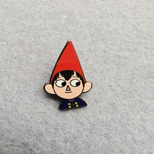 Red hat Wirt rajzfilmfigura kemény zománcozott tűk