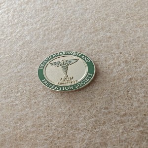 UCF Health Awareness and Prevention Society hard enamel circle pins