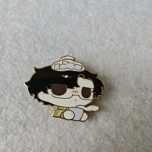 chibi-style character  cute enamel  cartoon pins