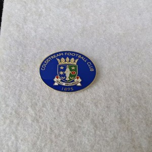 NULLI SECUNDUS COLDSTREAM football club hard enamel trading pins