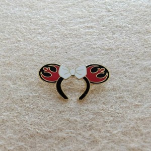 Minnie Mouse bow ear headband  disney hard enamel pins