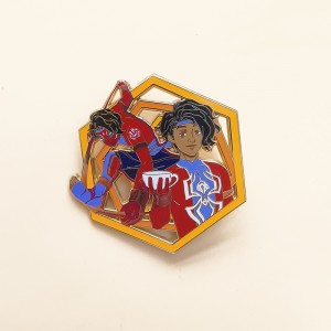 Factory Price Custom Universe Planet Cup Enamel Pin Cartoon Badge Brooches Lapel Pins