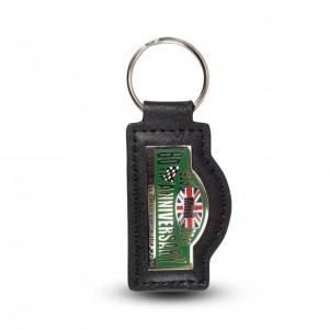 Leather Hard Enamel Keychains