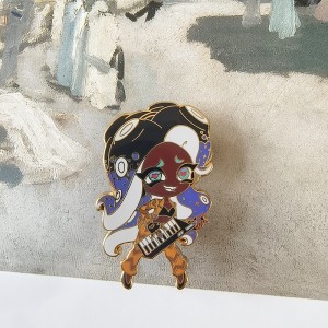 Produsen China Funny Metal Pin Badge Logo Personalized Custom Dog Anime Soft Enamel Lapel Pins