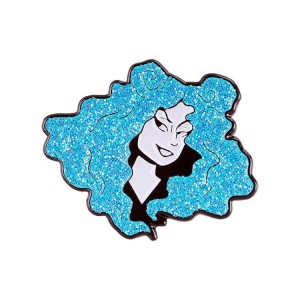 No Minimum Factory Manufacturer Custom Soft Enamel Glitter Anime Cartoon Lapel Pins Metal Badge Hard Enamel Pin