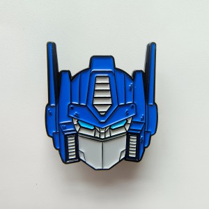 Kreskówka Modny Masowy Przezroczysty Szkło Dziewczyna Twardy Anime Metal Pin Niestandardowe Logo Wykonane Emaliowane Pin Produkcja
