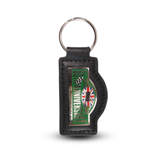 custom hard enamel leather keychains