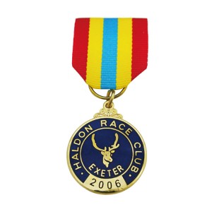 New Product High Quality New Design Custom Dragon Boat Decorative Enamel Metal Medallions Medals with Ribbon Drape