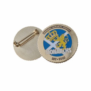 Hot Sale Cartoon Mermaid Ocean Cute Animal Lapel Pin Custom Shaped Badge Metal Enamel Brooches Glitter Custom Safety Pin