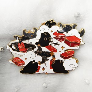 Bejgħ bl-ingrossa Hot Custom Fashion Professjonali Ħelu Metal Logo Badges Brazzuletta Hard Artab Enamel Pinnijiet Lapel Pins