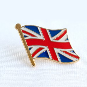 Factory Custom Free Palestine Flag Brooch USA Israel Metal Badge Soft Enamel Double Flag Pin