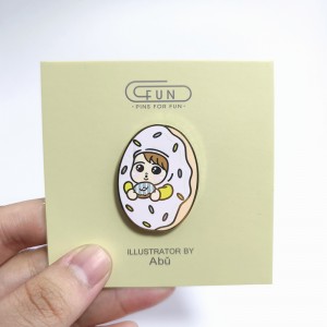 Sérsniðin tíska mjúk glerung Anime Brooch Lapel Pin Engin lágmarks persónulegt merki Sérsniðið enamel Pin
