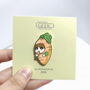 Wholesale Custom Personalized Metal Cute Anime Hat Hard Enamel Pin