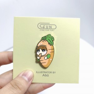 Sérsniðin tíska mjúk glerung Anime Brooch Lapel Pin Engin lágmarks persónulegt merki Sérsniðið enamel Pin