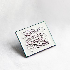 Producent Minimalny Metal Żelazo Stop cynku Odlew Wycinane Logo Miękka Twarda Emalia Broszka Odznaka Niestandardowe Emaliowane Przypinki do Klapy