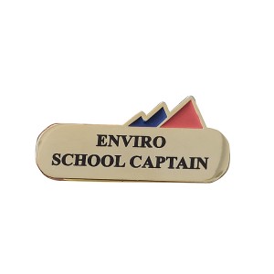 Metal Lapel Enamel Pin Football Custom Gift Alloy Car Name Safety Security Officer Name Badges
