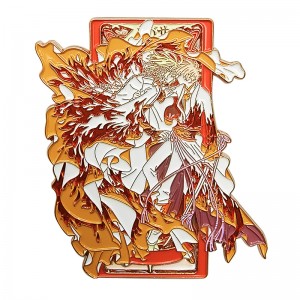 Fa'atau A'oa'o Leai La'ititi Fa'aigoa Pini U'amea Fa'atauina Iila Brooch Anime Malosi Inamel Pin Ma'ale'ale Lapel Fa'ailoga Faumea Fa'amea Fa'ailoga
