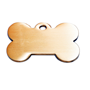 Brushed dog tag