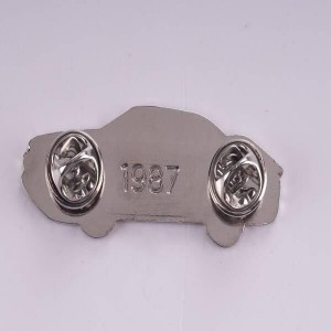 soft enamel racing cars silver and gold plating collection badges