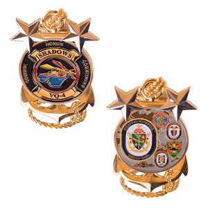 Custom 3D USN challenge coin