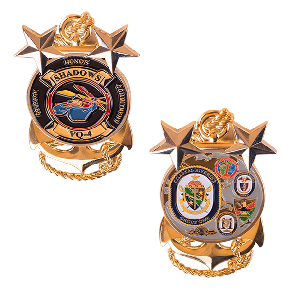 Custom 3D USN challenge coin Featured Image