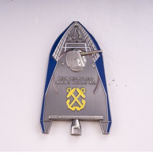 កាក់ផ្ទាល់ខ្លួនរបស់ Custom Boatswain Challenge coins United States navy US Coast Guard កាក់ផ្ទាល់ខ្លួន