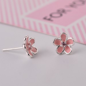 Factory Custom-Made Nickel-Plated Enamel Children Jewelry Manufacturer Customized Lovely Kids Decoration Ornament Bespoke Cute Stud Earring