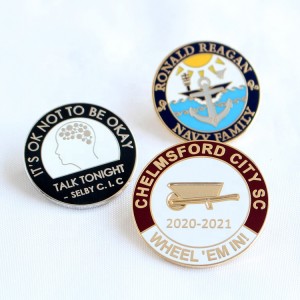 KunShan Factory Custome Logo Żeglarskie Rzemiosło Pin Metalowy Dostosowany Twardy Emaliowany Pin Produkcja
