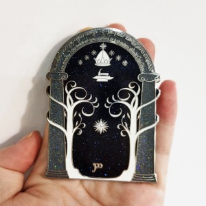 Factory tarot enamel pin with screen print dropshipping design your own high quality soft and hard enamel