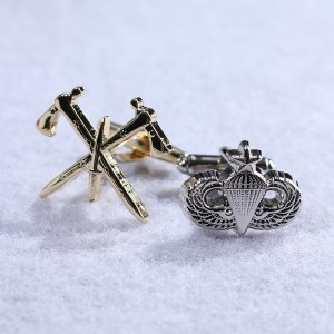 custom cut out 3D cufflinks