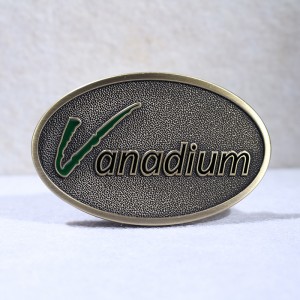 custom brand vanadium belt buckle