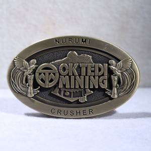 custom machinery 3D belt buckles