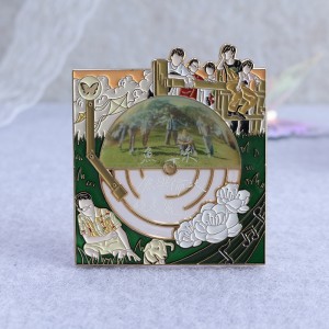 Band Music Recordings Soft Enamel Pin
