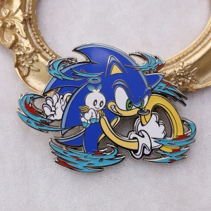 custom anime glitter hard enamel pin