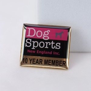 custom Dog Sports New England Inc printed pin